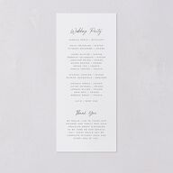 Metallic Edge Wedding Programs Gold Pure White Signature