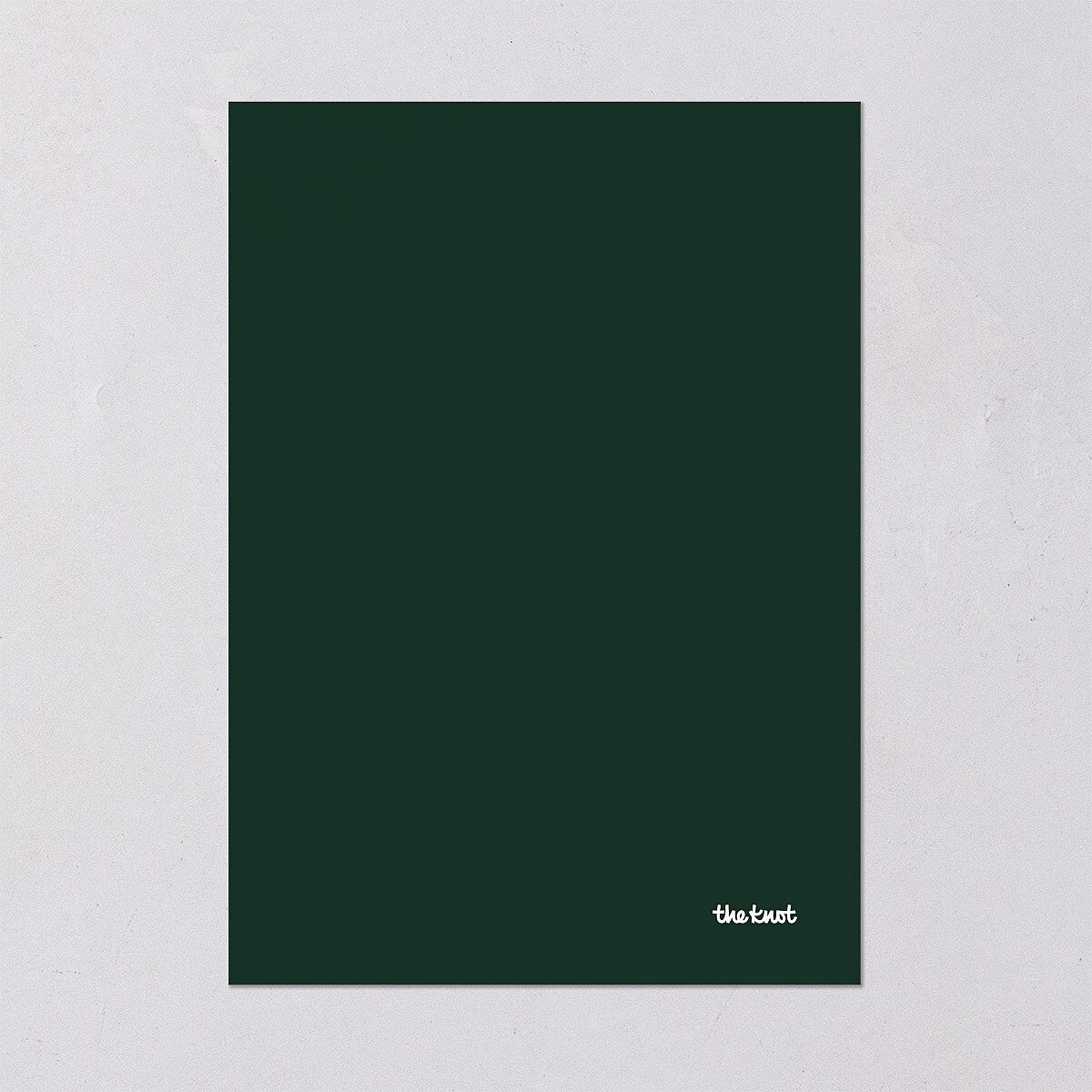 Christmas Sprigs Holiday Cards Gold Dark Green Signature Blank