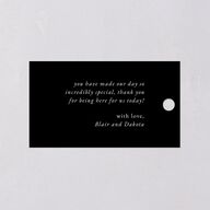 Vertical Names Favor Gift Tags Licorice Signature