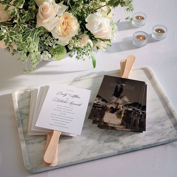 Exquisite Calligraphy Fan Programs Pure White Signature Standard