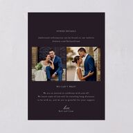 Elegant Fairytale Wisteria Foil Wedding Invitations Gold Regency Signature Blank No Standard
