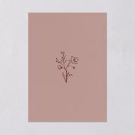 Rustic Monogram Wedding Invitations Dusty Rose Signature Blank No Standard
