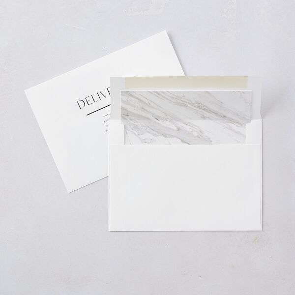 Just Us Foil Wedding Invitations Gold Pure White Signature Blank No Standard