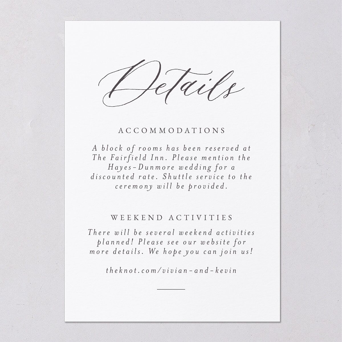 Beloved Floral Wedding Enclosure Cards — view 3