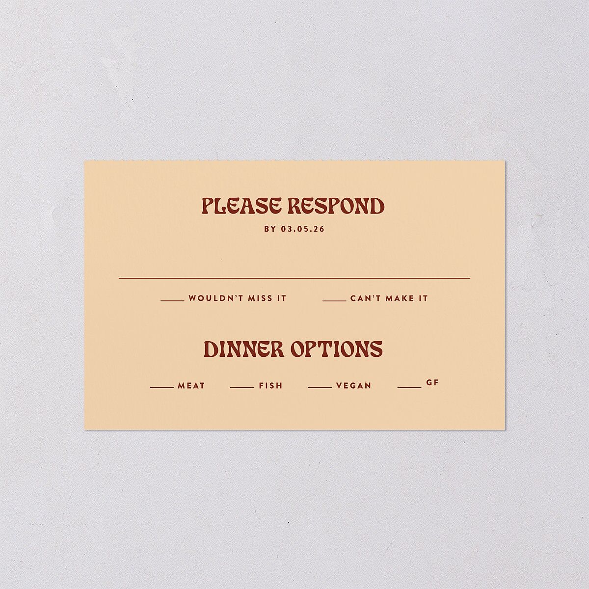 Wedstock All-in-One Wedding Invitations — view 4