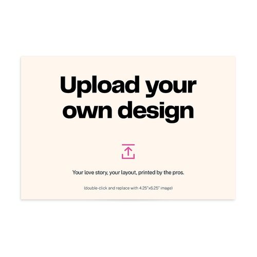 Upload Your Own Design Landscape Thank You Postcards Pure White