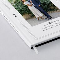 Framed Photo Guest Books Pure White