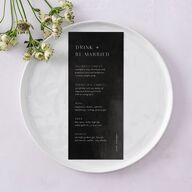 Modern Canvas Menus Midnight Signature