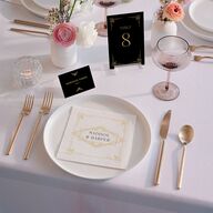 Vintage Hollywood Luncheon Napkins Licorice Napkin Uncoined