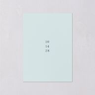 Scenic San Francisco Wedding Response Cards Pale Blue Signature Standard