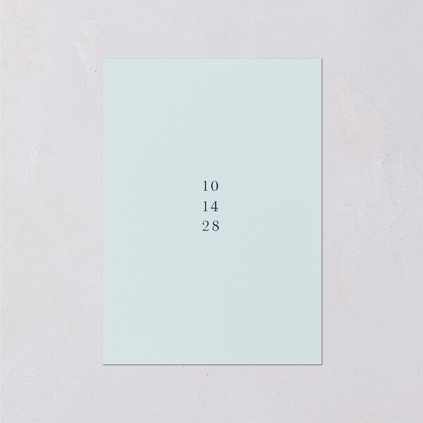 Scenic San Francisco Wedding Response Cards Pale Blue Signature Standard
