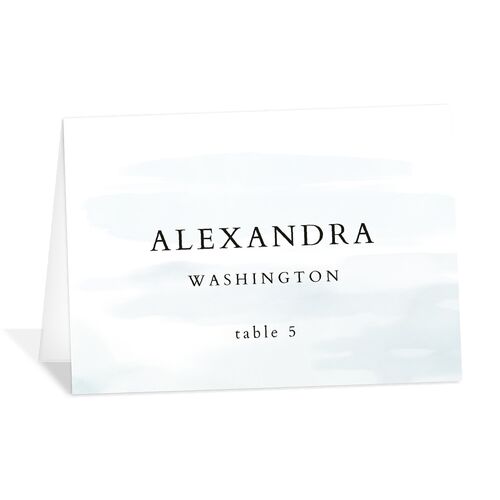 Rustic Reflection Place Cards Umber Pearlescent