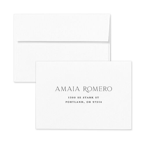 Rustic Bouquet Wedding Response Card Standard Envelopes White Standard Apricot Return Address Signature