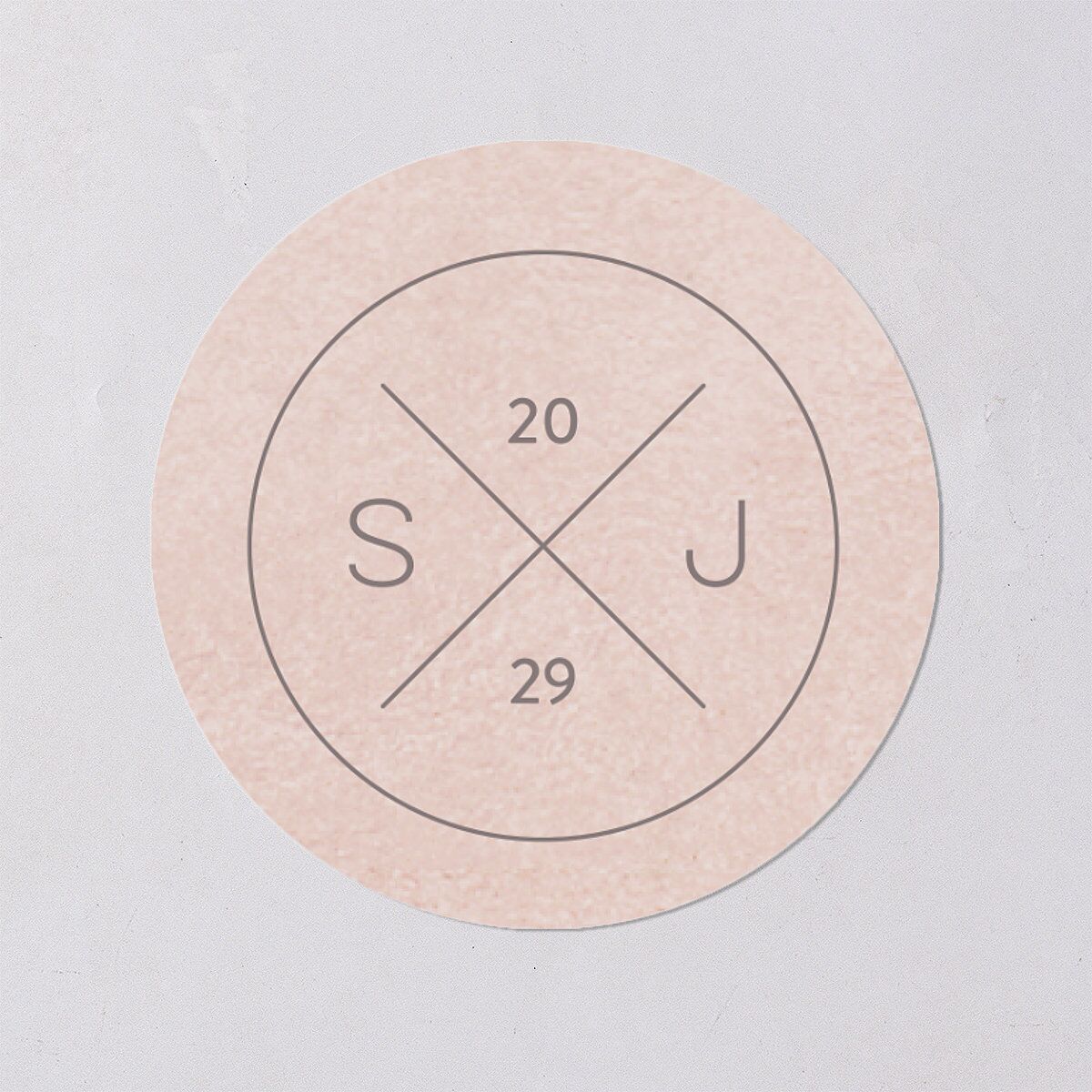 Painted Desert Wedding Stickers — view 1