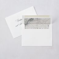 Formal Nautical Wedding Invitations Moody Blue Signature Blank No Standard