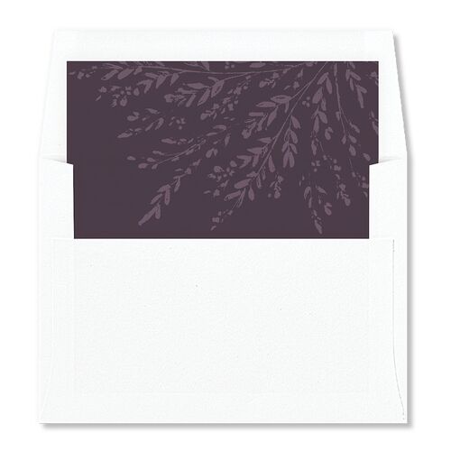 Exquisite Branches Botanical Standard Envelope Liners Regency Standard