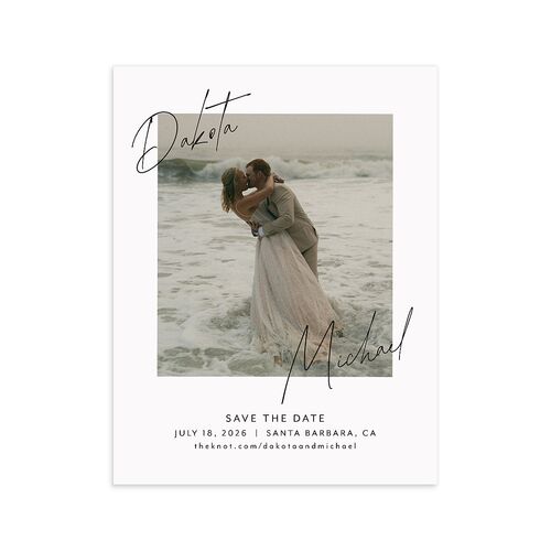 Signatures Save the Date Petite Cards Off-White Signature smooth Blank No Standard