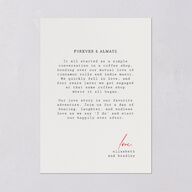 DIY Crafty Photo Wedding Invitations Ruby Signature Blank No Standard