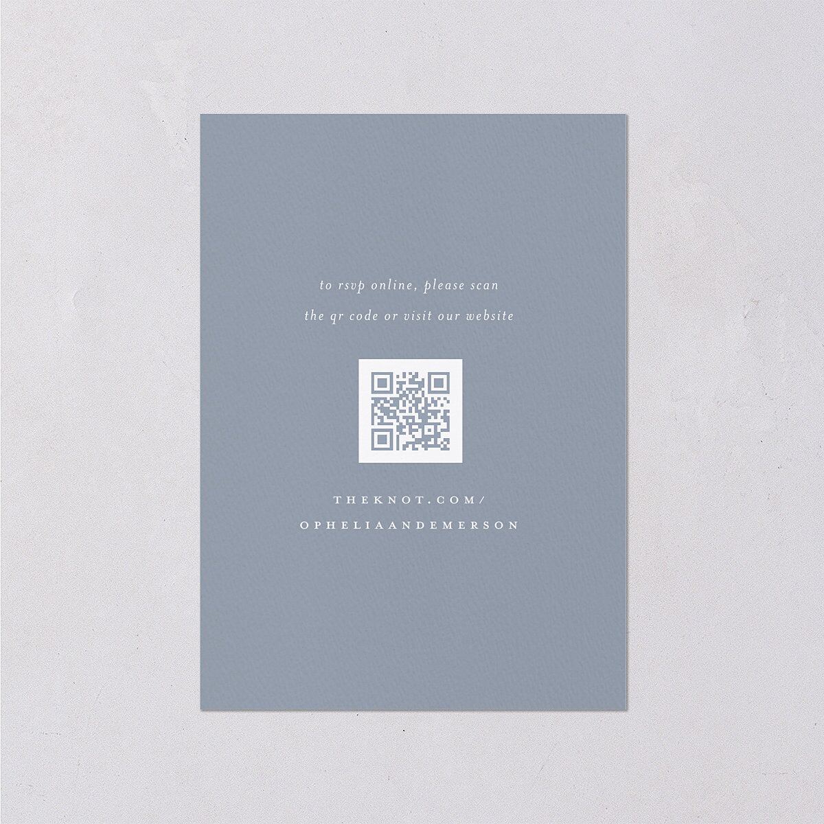 Mountain Wildflowers Wedding Response Cards — view 2