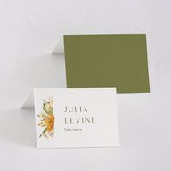 Sweet Sunflowers Place Cards Marigold Signature