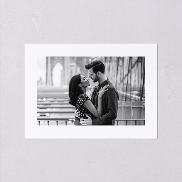 Simple Editorial Photo Wedding Response Cards Pure White Signature
