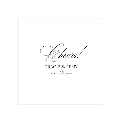 Classic Picture Photo Cocktail Napkins Licorice Napkin Uncoined