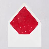 Vintage Christmas Ornaments Euro Envelope Liners Barely Peach Luxe