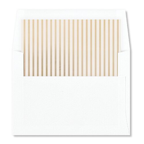 Handwritten Holiday Envelope Liners Almond Standard