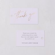 Just Love Favor Gift Tags Gold Sheer Lilac Signature