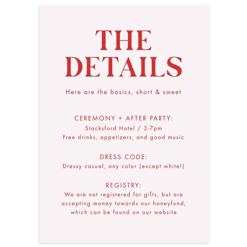 Happily Ever After Party  Wedding Enclosure Cards Lavender Signature Standard