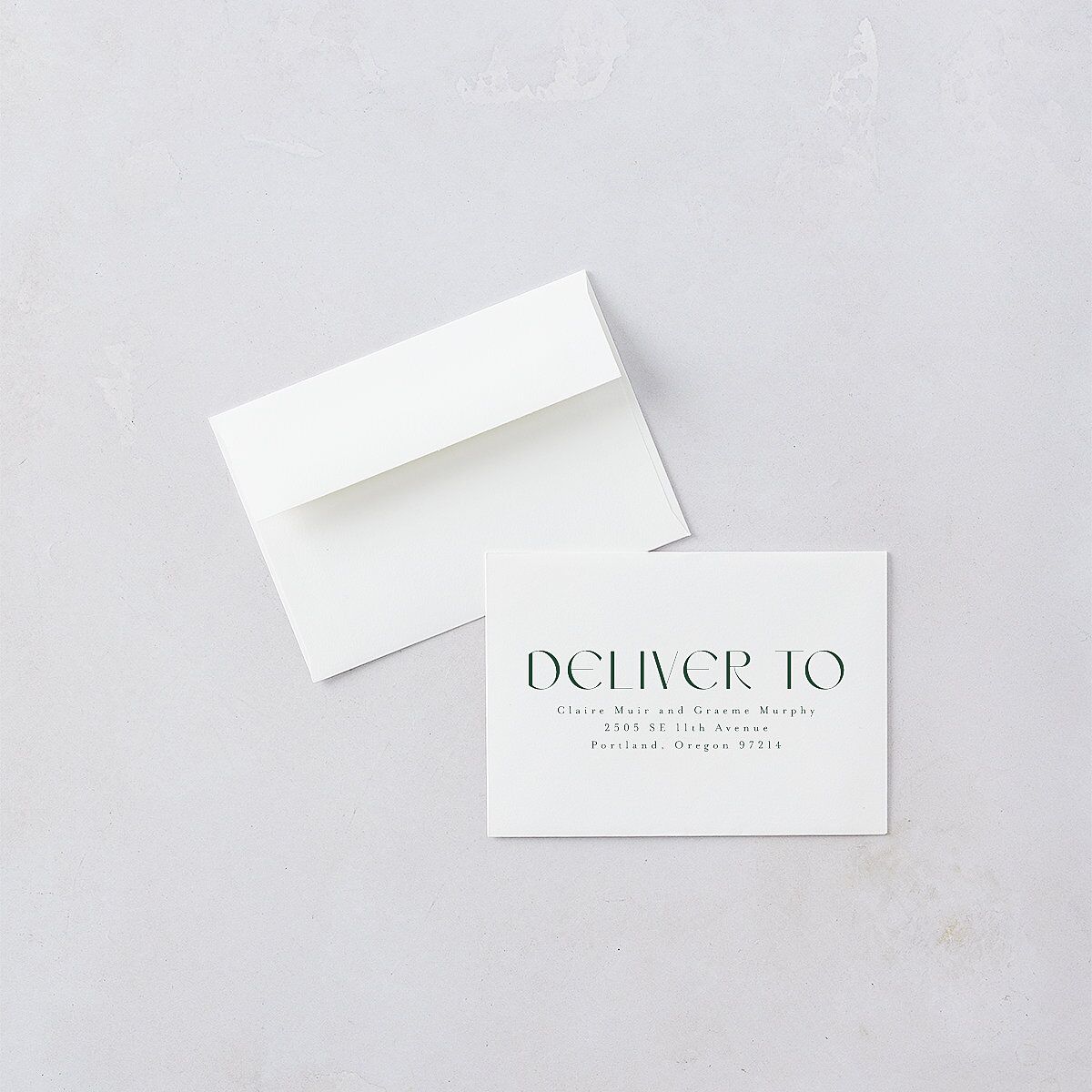 Tartan Crest Wedding Response Cards Moody Blue Signature Standard