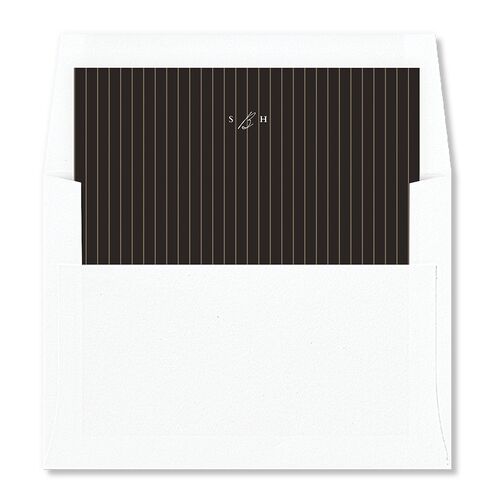 Elegant Editorial Page Envelope Liners Midnight Standard