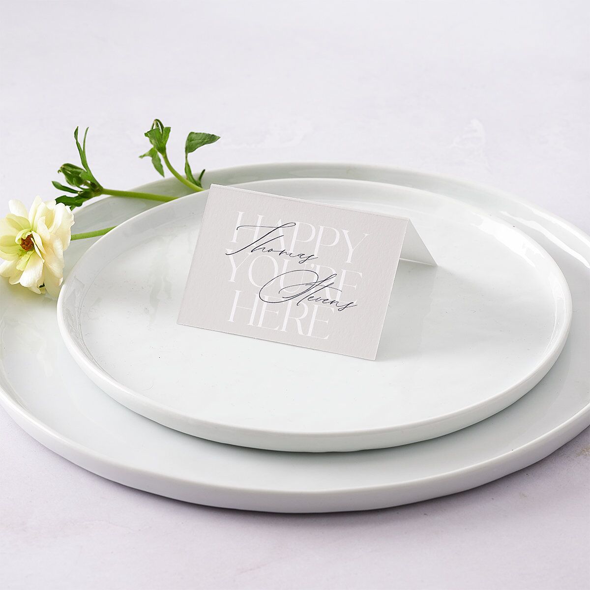 Overlay Place Cards Dark Navy Signature
