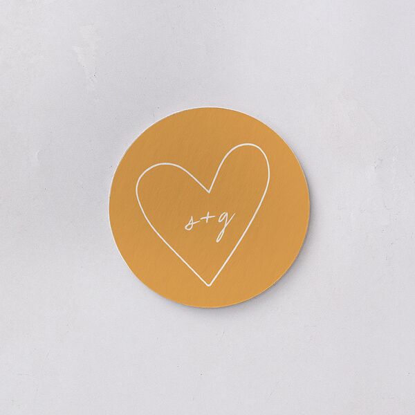Sunny Day Modern Script Wedding Day Coasters Pure White Cardboard Circle