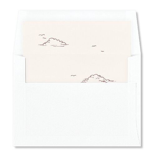 Elegant Lighthouse Standard Envelope Liners Maroon Standard