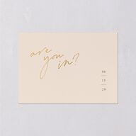 Just Love Wedding Response Cards Gold Sand Signature Standard