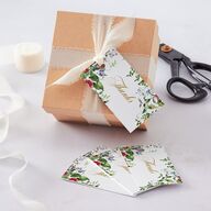 Opulent Garden Favor Gift Tags Scottish Green Signature