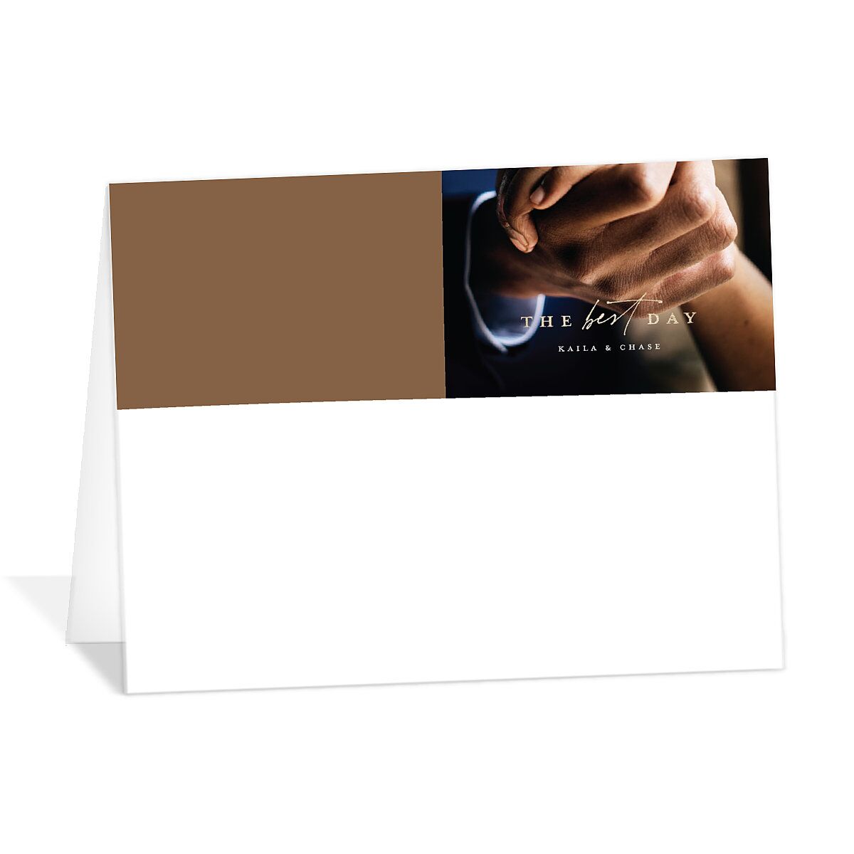 Soft Pampas Foil Thank You Cards