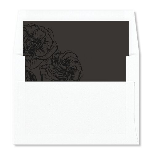 Gothic Fantasy Photo Envelope Liners Charcoal Standard