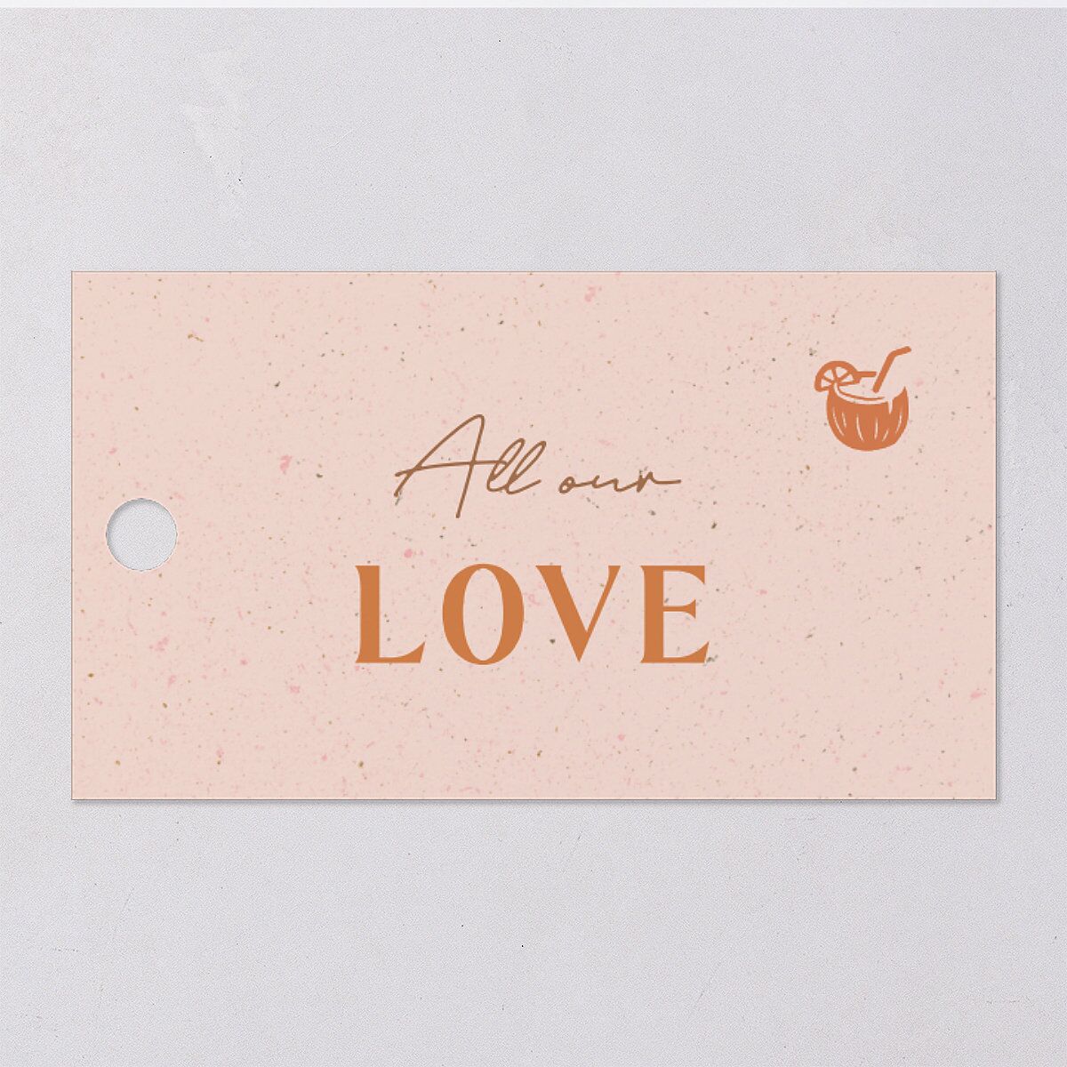 Beach Party Favor Gift Tags — view 6