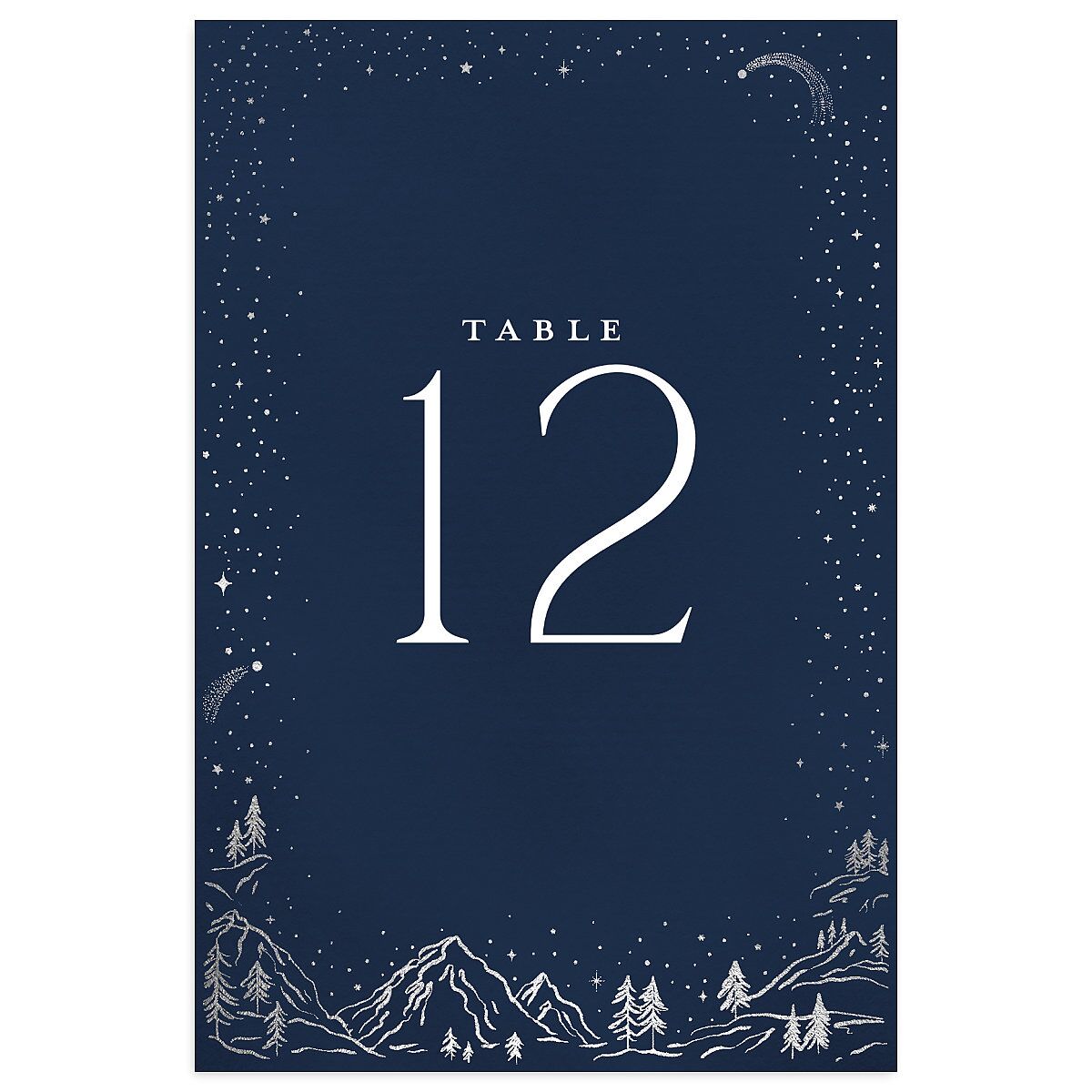 Mountain Sky Table Numbers
