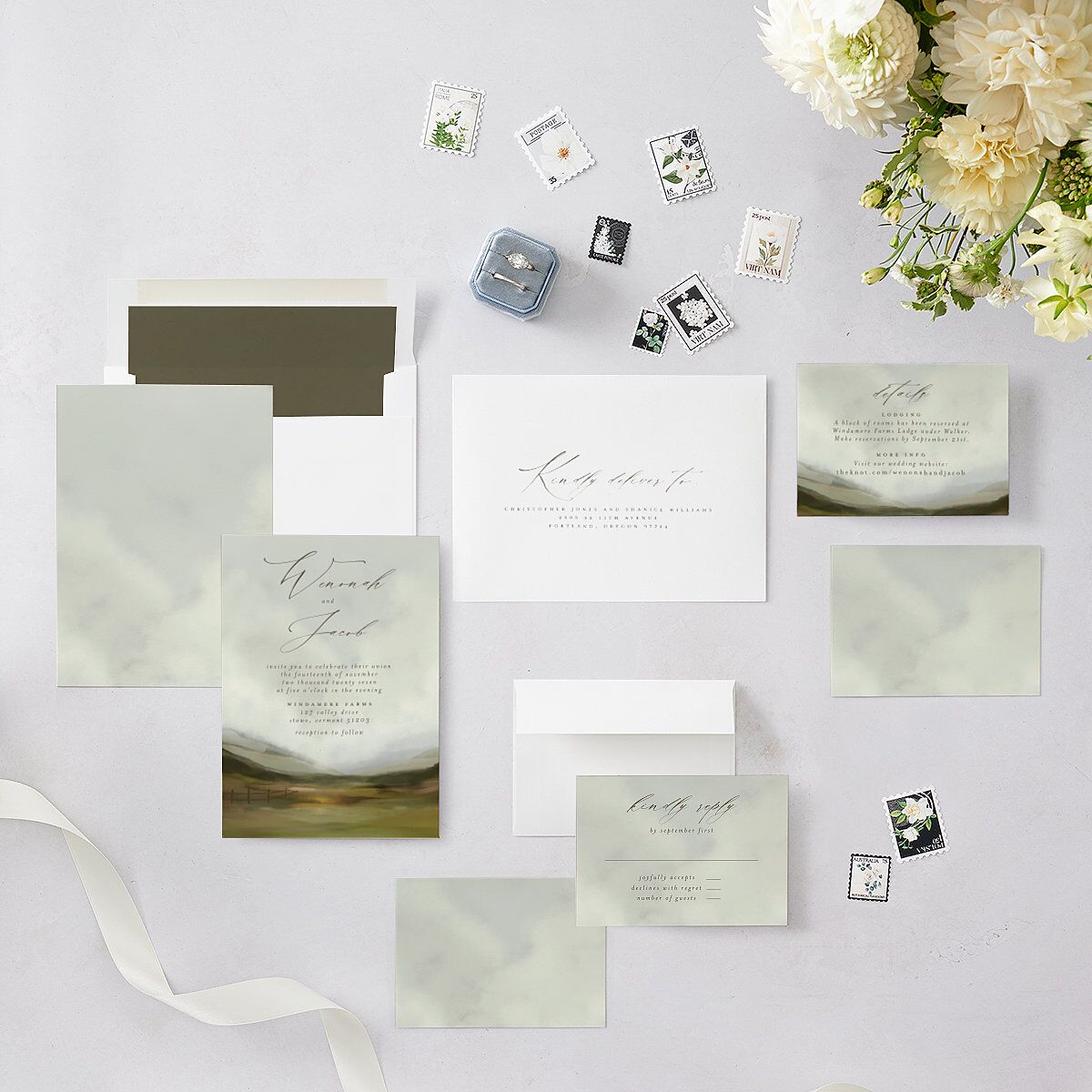 Western Valley Wedding Invitations — view 5