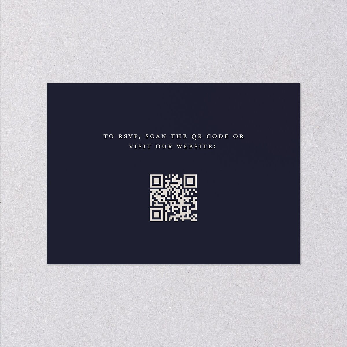Sword and Roses Fantasy Garden Wedding Response Cards Dark Navy Signature Standard