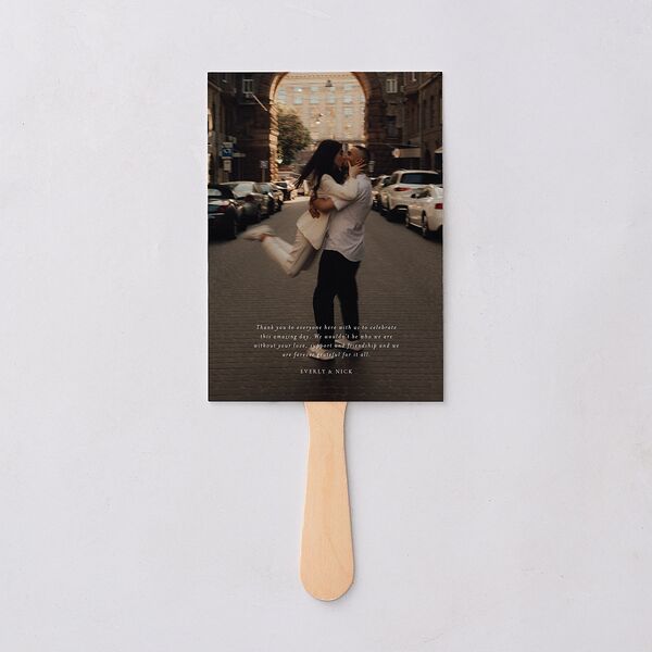 Exquisite Calligraphy Fan Programs Pure White Signature Standard