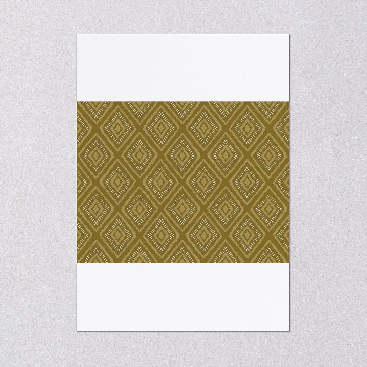 Gilded Sahara Pattern Wedding Invitations — view 3