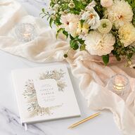 Ethereal Pampas Wedding Guest Book Thyme