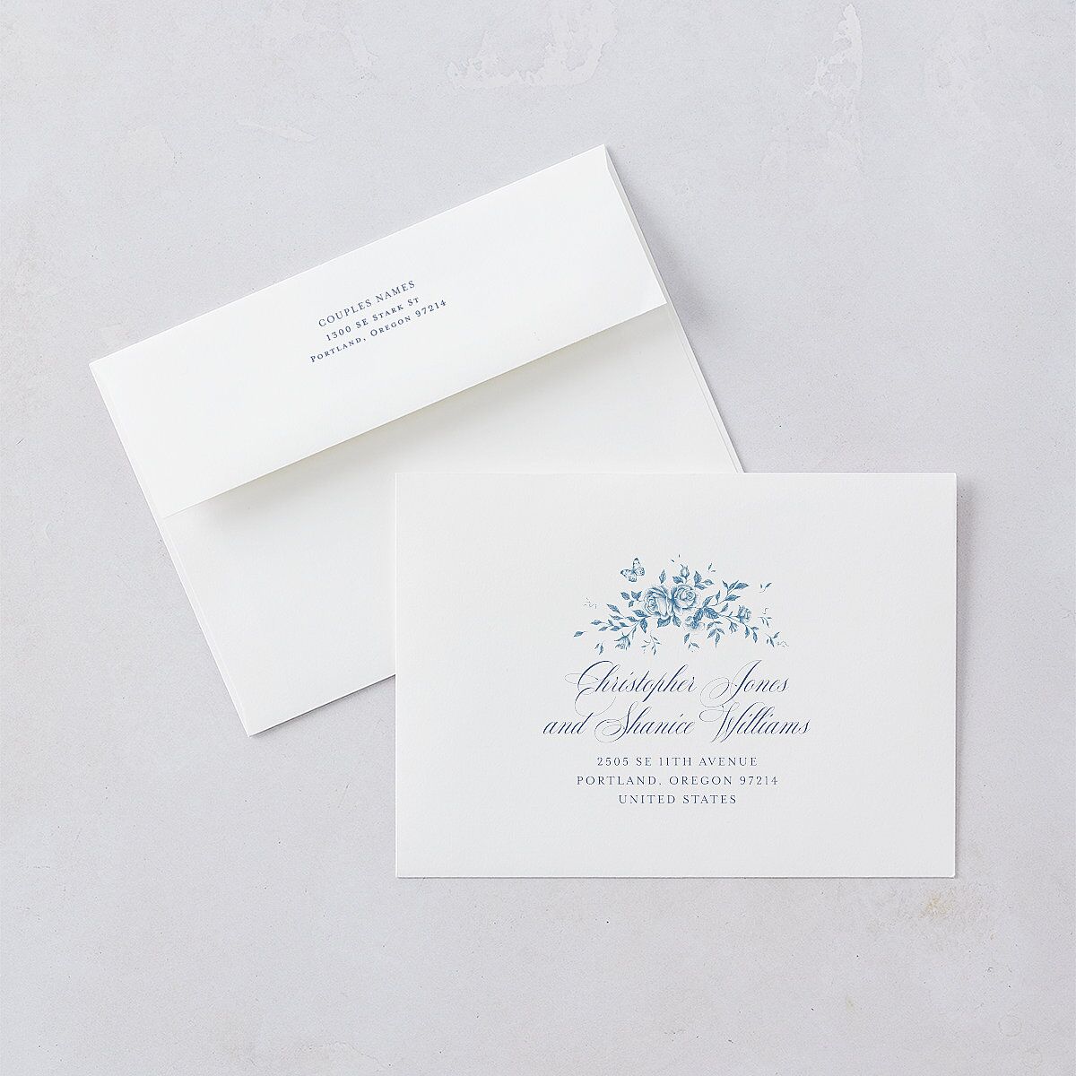 Elegant Rose Crest Wedding Invitations — view 6