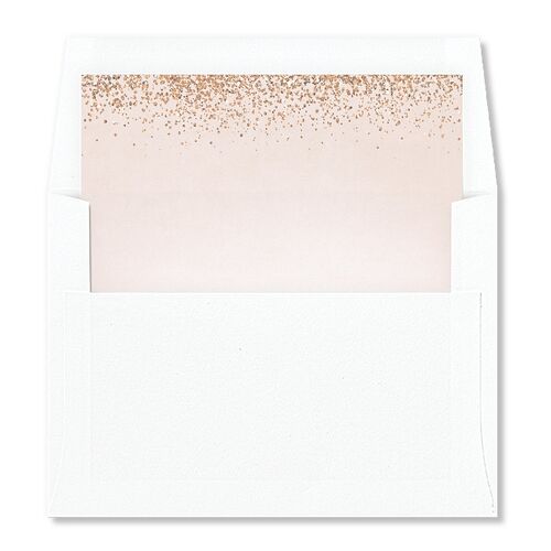 Sparkling Romance Standard Envelope Liners Licorice Standard