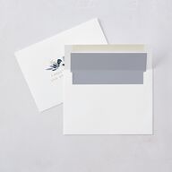 Gilded Blooms Wedding Invitations Gold Regency Blue Signature Blank No Standard