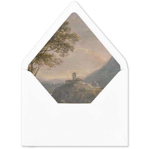 Romantic Fantasy Euro Envelope Liners Champagne Luxe